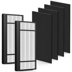 2 Hepa + 4 Carbon Filters For Honeywell Models HPA050, HPA150, HHT055. Fixed Price $27.48.