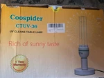 Coospider Ctuv 36 Clean Stable Lamp Full Set, New Open Box. Fixed Price $25.00.