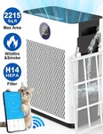 Airfire AP404 Wifi Purifier For Home Up To 2215 Sq.ft, H14 Hepa Filter. Fixed Price $45.00.