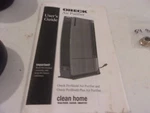 Oreck Prosheild Air Purifier - Plus User Owners Guide Manual. Fixed Price $14.99.