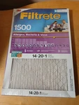 Filtrite 3M Smart Air Filter 14X20X1 1500 Certified Asthma Allergy Friendly. Fixed Price $10.50.