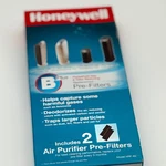Honeywell HRF-B2 Air Purifier Plus Pre-filters 2-PACK Odor Gas Reducing New. Fixed Price $18.00.