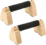 Wooden Parallettes Bars Professional Solid Push Up Stands For Calisthenics,. Fixed Price $23.98.