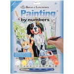 Royal Brush Junior Small Paint By Number Kit 8.75"X11.75"-FAMILY Pets (3PK). Fixed Price $19.93.
