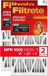 3M Filtrete 16X25X4 Furnace Air Filter, Micro Allergen Defense,mpr 1000 - Pack. Fixed Price $39.00.