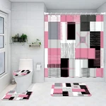 Shower Sets Pink Bathroom With And Rugs Modern Home. Fixed Price $47.28.