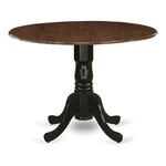 East West Furniture Dublin Traditional Wood Dining Table Walnut/black. Fixed Price $214.46.