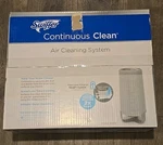 Swiffer Continuous Air Cleaning System W/filter Stone Gray SY1101NS, Nib. Fixed Price $89.99.