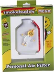Smoke Buddy Mega Personal Air Purifier Cleaner Filter Removes Odor - White. Fixed Price $44.99.