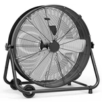 24" Industrial Tilt Drum Fan Velocity Speed 360 Adjustable Floor Workshop. Fixed Price $91.19.