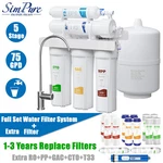 Stage 75 Gpd Reverse Osmosis Water Filter System Undersink Drinking Purifier. Fixed Price $25.99.