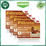 Filtrete 20X20X1 Air Filter, Mpr 800, Merv 10, Micro Particle Reduction, 4 Pack. Fixed Price $40.99.