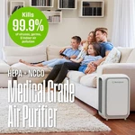 Westinghouse Smart Air Purifier Ncco True Hepa Filter Home Large Room WES-WH100P. Fixed Price $349.50.