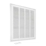 Ez-flo Return Air Filter Grille 16X16 Steel Vent Cover Wall Ceiling White. Fixed Price $33.90.