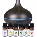 Aroma Essential Diffuser Ultrasonic Cool Mist With 6 Oils Set 400 Ml. Fixed Price $29.95.