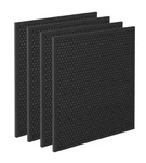 4-PACK Oem Fellowes Aeramax 9416502 3/8" Hepa Carbon Filter Fits Pro AM3S AM4S. Fixed Price $64.99.