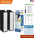 2 Hepa & 6 Activated Charcoal Pre-filters For Germguardian Air Purifiers. Fixed Price $59.84.