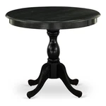 East West Furniture Antique Wood Dining Table With Pedestal Legs Black. Fixed Price $230.69.