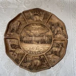 Canada Lake Louise Wall 3D Wooden Light Vintage (1979)WOOD DECORATION.23CM. Fixed Price $67.17.