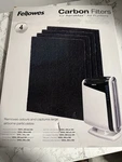 Fellowes 9324101 10.12" 13.18" Carbon Filter For 190/200/DX55 (4/PACK) New. Fixed Price $29.95.