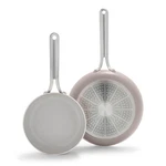 Greenpan Nova 8 And 10 Inch Frying Skillet Set Nonstick Toxin Free. Fixed Price $90.89.