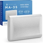 MA-35 Air Purifier With True Hepa H13 Filter 1280 Ft Coverage In 1HR 1-PACK. Fixed Price $103.99.