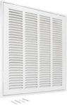 16X16 Inch Return Air Vent Cover Solid Steel Hvac Grille White 61654. Fixed Price $59.99.