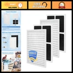 Pack Hepa Carbon Replacement Filters For Hunter Air Purifiers 30050 30054. Fixed Price $63.93.