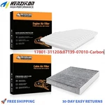 Premium Carbon Air Filter Combo For Toyota Camry Avalon V6 3.5L. Fixed Price $11.12.