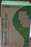 Think Crucial 3PK Replacement Purifier Filter Fits Blueair 500 & 600. Fixed Price $45.48.