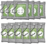 12 Pack Bamboo Air Purifying Bag, Activated Charcoal Bags Essential. Fixed Price $32.56.