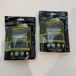 Odoban Charcoal Odor Eliminators Moisture Absorber 6 Pack - 10 G Lot Of 2 New. Fixed Price $19.99.