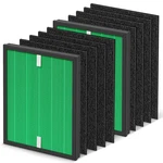 2 Sets Hepa Active Carbon Filters For Coway Airmega 150 Purifier. Fixed Price $44.34.
