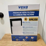 Veva Premium Hepa Replacement Filter Pack Including 4 Precut HPA300. Fixed Price $17.99.