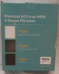 Linniw H13 True Hepa Compatible With 4-IN-1 Home Air Purifier Ad 3K Pro 1+2+4. Fixed Price $11.24.