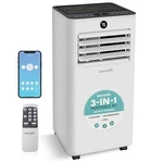 Serenelife 8,000 Btu Portable With Wifi & Window Kit - Compact, White, SLPAC8. Fixed Price $371.99.