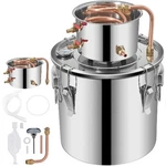 3 5 8 Gal Distiller Moonshine Alcohol Water Wine Essential Oil Brewing Kit. Fixed Price $115.73.