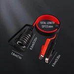 Heavy-duty Insulated Safe 16AWG Automotive Battery Alligator Clip Extension Cord. Fixed Price $37.40.