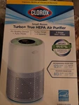 New Clorox Small Room Turbo+ True Hepa Air Purifier 11103 Auto Mode 4-SPEED. Fixed Price $95.00.