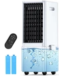 Coolech Evaporative Air Cooler W/ Modes & 3 Speeds, Waterless Alert, 2.4-GA.... Fixed Price $111.36.