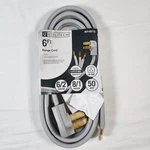 Utilitech 6-FT 3-PRONG Gray Range Appliance Power Cord #148715 6/2 8/1 Ga 50 Amp. Fixed Price $15.19.