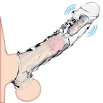 Kvevu Reusable Penis Sleeve With Vibrator RING,3.6 Inch Clear Sle.... Fixed Price $41.31.