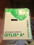 Idylis * Air Purifller Filter Think Crucial. Fixed Price $11.75.
