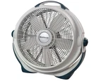 Lasko Wind Machine Fan, Air Circulator With Speeds, 20" Model 3300, Gray. Fixed Price $28.99.