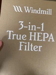 2X Windmill Air Purifier Replacement Filter Hepa Genuine New. Fixed Price $78.00.