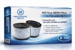 2-PACK H13 Hepa Filters For Aroeve, Kloudi DH-JH01 & Elechomes EPI081. Fixed Price $19.90.