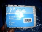 3X Crucial Air Filter For Cool Mist Humidifier,graco 2H00. Fixed Price $9.95.