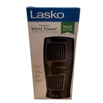 Lasko Wind Tower Fan Desktop Table Oscillating 3 Speed Quiet Pivoting Black 4911. Fixed Price $39.99.