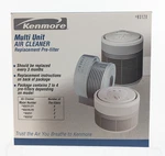 Kenmore 42 83120 Multi Unit Air Cleaner Replacement Pre-filters Black Pack. Fixed Price $17.97.