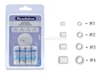 Beadalon Crimp Tubes, Silver Plated Variety, Sizes #1, #2, #3, #4, (600 Pcs). Fixed Price $9.22.